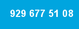 929 677 51 08 929 677 51 08